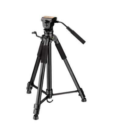DIGITEK® (590 VD PRO) Tripod for DSLR & Video Cameras, Operating Height : 5.90 Feet, Maximum Load Upto: 3 Kg, Lightweight & Sturdy Tripod with 2 Way Adjustable Head