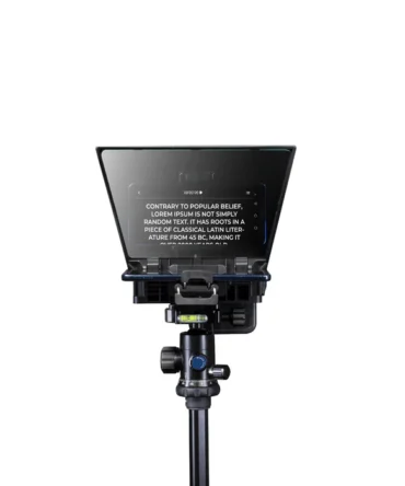 Digitek® (DTP-008) Portable 8" Teleprompter for Smartphone & DSLR, Bluetooth Remote Controller, Dual Functionality, 1/4 Screw Mount, Android/iOS App Support, Magnetic Clamp, 8 Lens Adapter Rings