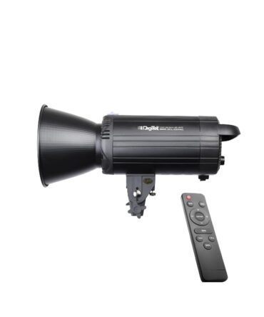 DIGITEK® Lite (DCL-250 WBC) 250W Bi Color Continuous LED Video Light with 18CM Reflector & Infrared Remote, AC Power- 3000K-6500K Color Temp Control, 95 CRI, 22500 Lumen, Ideal for Shooting