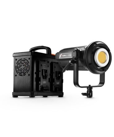 DIGITEK® (DCL-600WBC) 700W Bi Color Continuous LED Video Light with 18CM Reflector & Portable Power Box, AC Power, 2700K-6500K Color Temp Control, 96+ CRI, 63000 Lumen, Ideal for Shooting