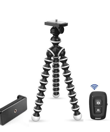 DIGITEK® (DTR 260 GT) Gorilla Tripod/Mini 33 CM (13 Inch) Tripod for Mobile Phone with Phone Mount & Remote, Flexible Gorilla Stand for Point and Shoot & Action Cameras