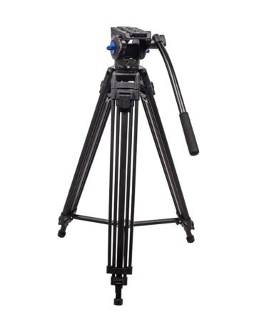 DIGITEK® (DPTR 601 VD) 160CM Professional Heavy Duty Tripod with 2-Way Pan Head & Rubberized Leg, 15kg Max Load, Lightweight 3.1kg, 3-Section Adjustment, Idea for DSLR, Digital Video Cameras