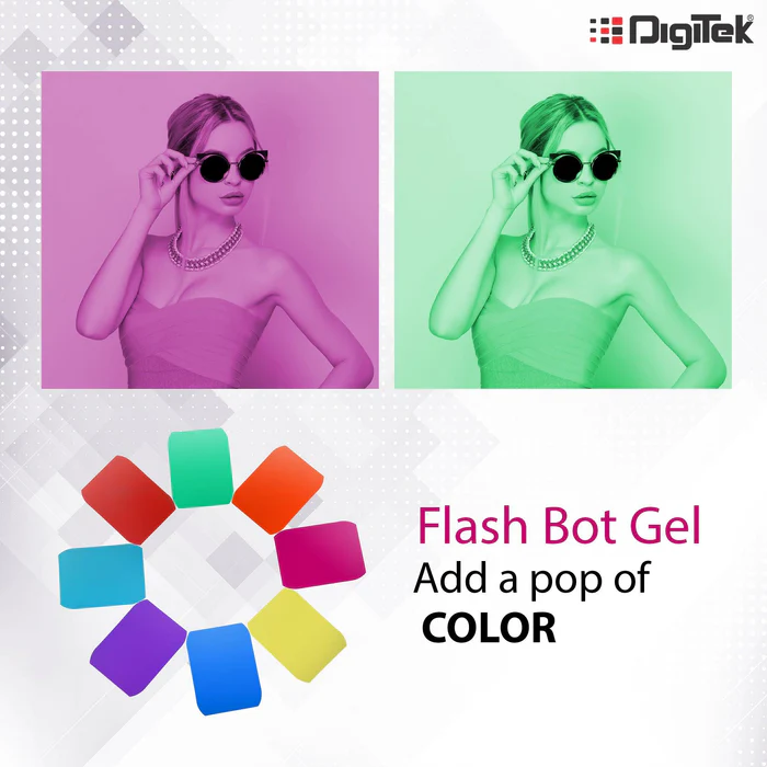 DIGITEK® (DFBG-001) Professional Flash Bot Grip with Magnet | for Speedlight Flash Modifier