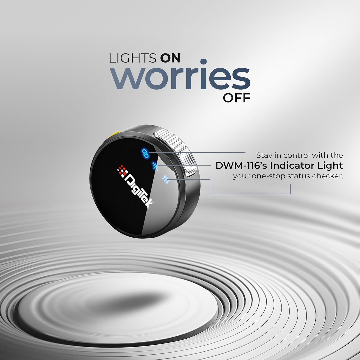 DIGITEK® DWM-116 2-in-1 Wireless Microphone, 2.4GHz, Magnetic Collar Clip, 360° Sound Capture, 40m Range, 6Hr Battery, Type C-to-C & C to LTC, DSLR, iOS & Android Compatible, for Interviews & Vlogging