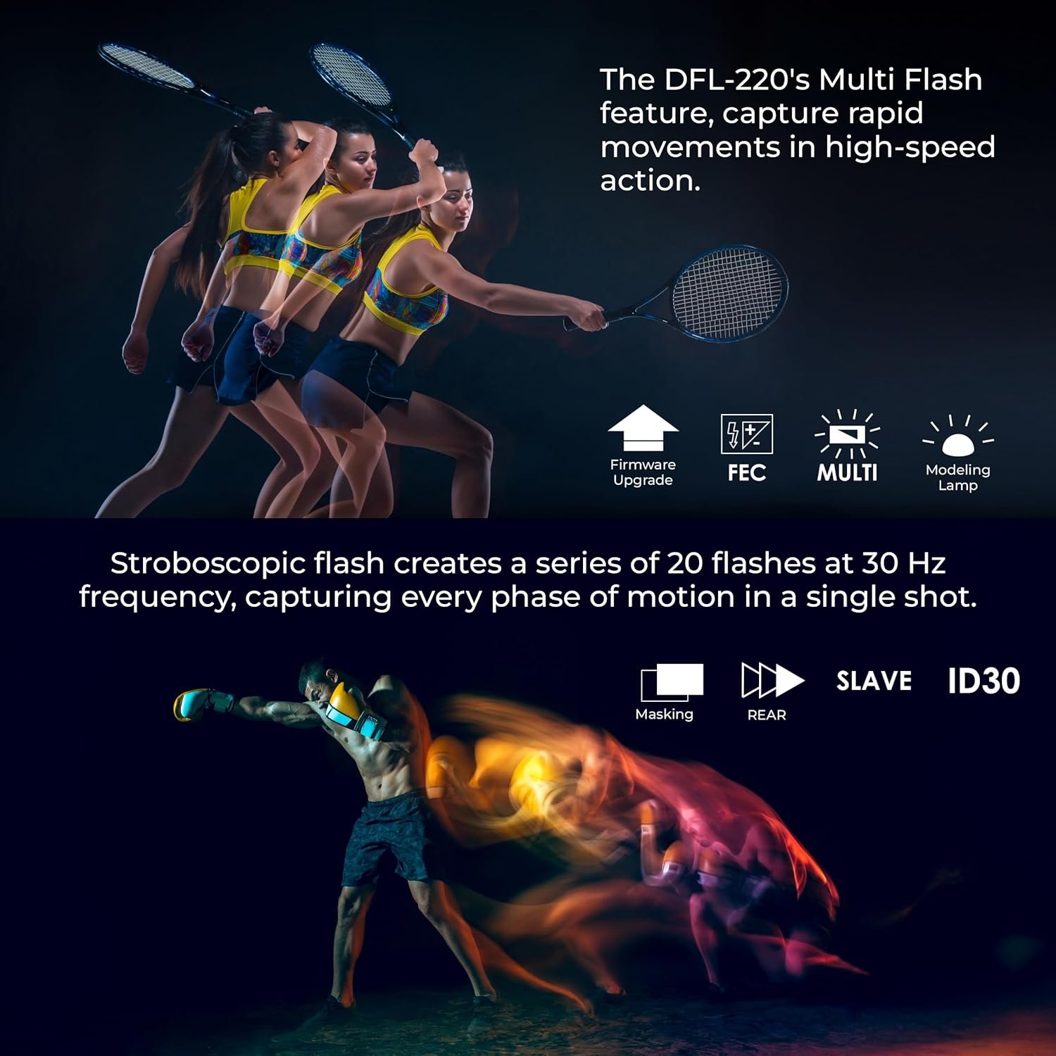 Digitek (DFL 220) Handheld TTL Flash Speedlite, 2s Recycle Time, 5600K Color Temp, 1/18000s High-Speed Sync, 32 Channels, 9 Stop Power Range, TTL/Manual/Multi Modes, Lighting for Indoor/Outdoor Shoots