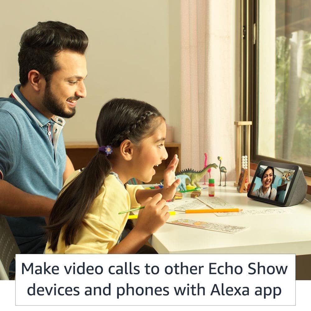 Amazon Echo Show 8 (2nd Gen) - Smart speaker with 8" HD screen, stereo sound & hands-free entertainment with Alexa